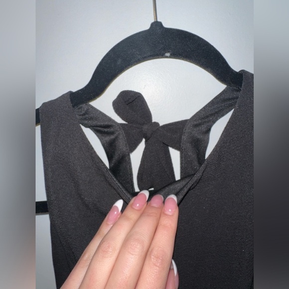 B DARLIN Juniors' Double-Hem A-Line Dress - Picture 15 of 16